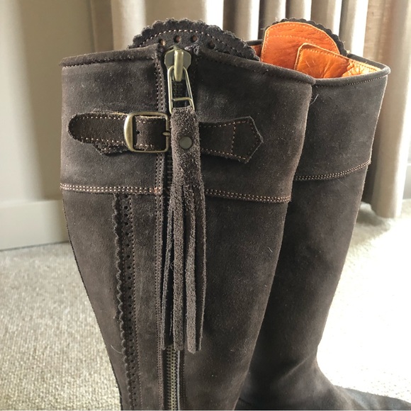 Really Wild Suede Spanish Boots - Picture 4 of 9